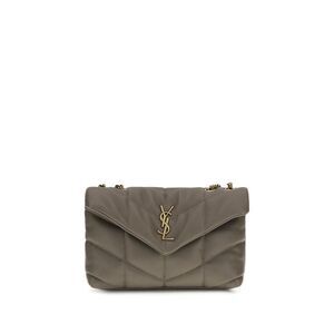 Saint Laurent Gray Lamb Ovis Aries Aries Shoulder Women's Bag
